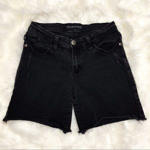 Rock & Republic Black Denim Shorts